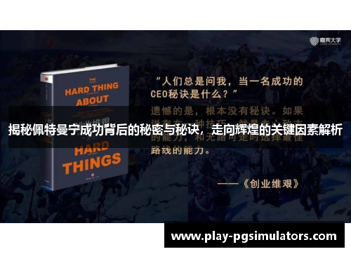 揭秘佩特曼宁成功背后的秘密与秘诀，走向辉煌的关键因素解析