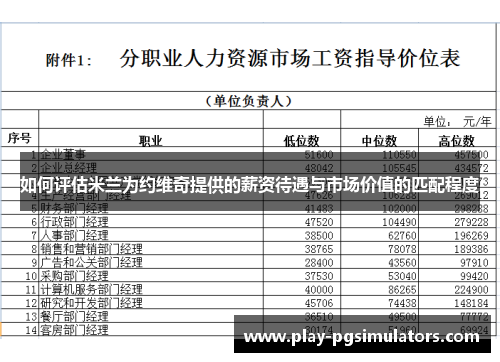 如何评估米兰为约维奇提供的薪资待遇与市场价值的匹配程度 如何评估米兰为约维奇提供的薪资待遇与市场价值的匹配程度